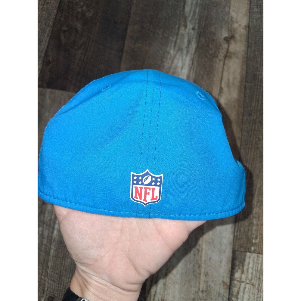 NWT! Blue New Era Detroit Lions 2025 Sideline 39Thirty Flex Fitted Hat, S/M - Picture 5 of 7